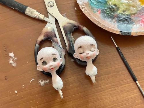 顔、頭、耳ができた