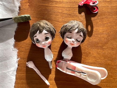 頭部全てが完成