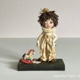 和紙人形『木馬とピエロ』が生まれるまで｜ラフスケッチから完成までの製作記録