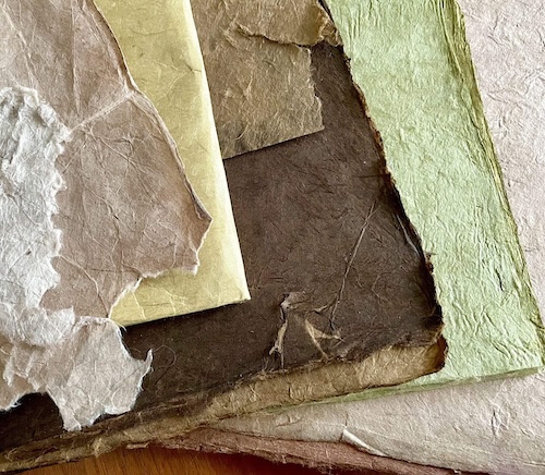 制作に使用したロクタ紙