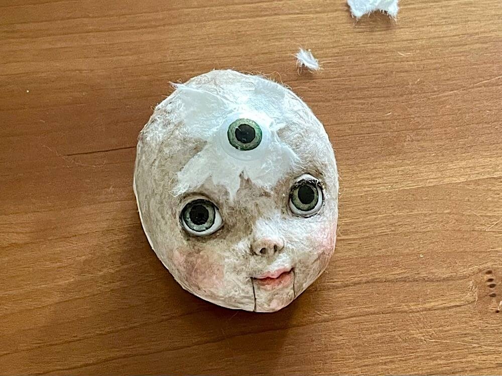 目を入れこんで表情が生まれた瞬間